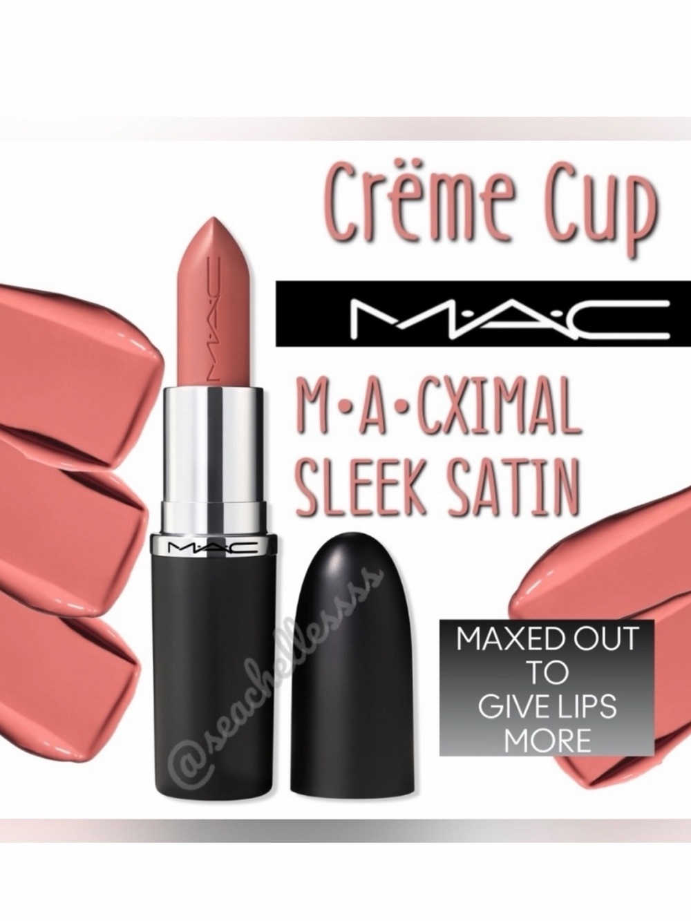 M•A•CXIMAL Silky Matte Lipstick Creme Cup Light Link Brand New in Box